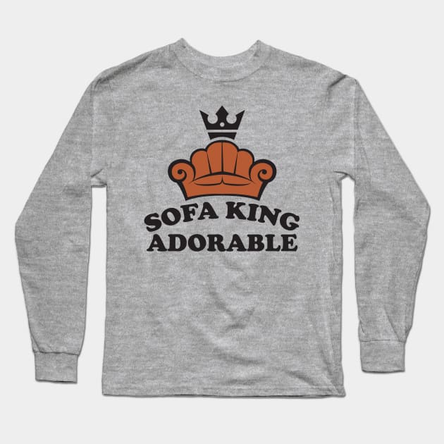 Sofa King Adorable Long Sleeve T-Shirt by MonkeyBusiness